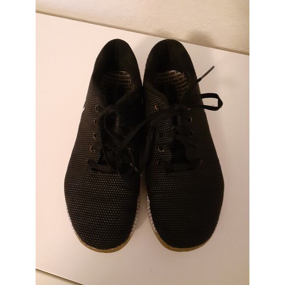 NOBULL Ladies Black White Graffiti Script Training Sneakers Trainers Ladies 8 - Picture 2 of 6